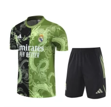 Dječji Real Madrid Trening Dres Kompleti 2025/26 - Shorts Dragon Zelena