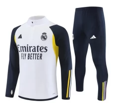 Dječji Real Madrid Trenirka Komplet 2023/24 - 1-4 Zip Bijela