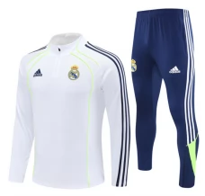 Dječji Real Madrid Trenirka Komplet 2025/26 - 1-4 Zip Bijela