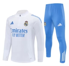 Dječji Real Madrid Trenirka Komplet 2025/26 - 1-4 Zip Bijela Plava
