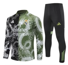 Dječji Real Madrid Trenirka Komplet 2025/26 - 1-4 Zip Zelena
