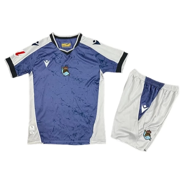 Dječji Real Sociedad Nogometni Dresovi Gostujući 2025/26 Dječji Real Sociedad Nogometni Dresovi Gostujući 2025/26