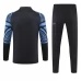 Dječji SSC Napoli Trenirka Komplet 2023/24 - 1-4 Zip Crna