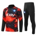 Dječji SSC Napoli Trenirka Komplet 2024/25 - 1-4 Zip Crvena Crna