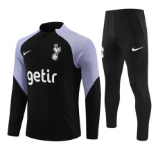 Dječji Tottenham Hotspur Trenirka Komplet 2023/24 - 1-4 Zip Crna