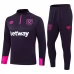 Dječji West Ham United Trenirka Komplet 2024/25 - 1-4 Zip Ljubičasta Dječji West Ham United Trenirka Komplet 2024/25 - 1-4 Zip Ljubičasta