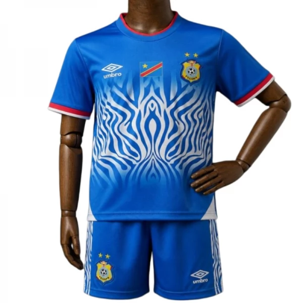 DR Kongo Dječji Domaći Kit Svjetsko Prvenstvo 2026 DR Kongo Dječji Domaći Kit Svjetsko Prvenstvo 2026