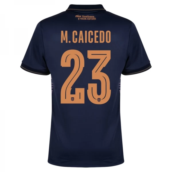 Ekvador M.Caicedo 23 Gostujući Dres Svjetsko Prvenstvo 2026 Ekvador M.Caicedo 23 Gostujući Dres Svjetsko Prvenstvo 2026
