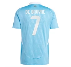 Euro 2024 Belgija De Bruyne 7 Nogometni Dresovi Gostujući