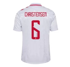 Euro 2024 Danska Christensen 6 Nogometni Dresovi Gostujući