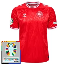 Euro 2024 Danska Nogometni Dresovi Domaći Patch