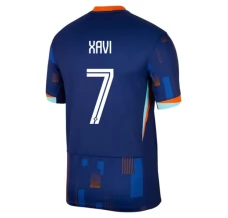 Euro 2024 Nizozemska Xavi 7 Nogometni Dresovi Gostujući