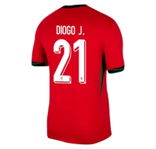 Euro 2024 Portugal Diogo J. 21 Nogometni Dresovi Domaći