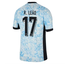 Euro 2024 Portugal R.Leão 17 Nogometni Dresovi Gostujući