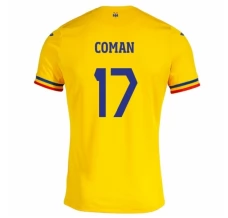 Euro 2024 Rumunjska Coman 17 Nogometni Dresovi Domaći