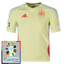Euro 2024 Španjolska Nogometni Dresovi Gostujući Patch