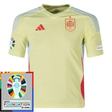 Euro 2024 Španjolska Nogometni Dresovi Gostujući Patch