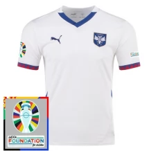 Euro 2024 Srbija Nogometni Dresovi Gostujući Patch