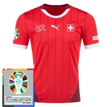 Euro 2024 Švicarska Nogometni Dresovi Domaći Patch