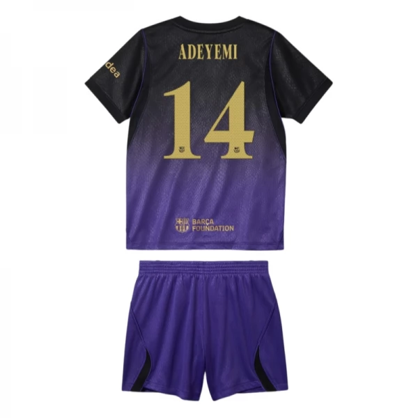 FC Barcelona Adeyemi 14 Dječji Gostujući Kit 2026/27 FC Barcelona Adeyemi 14 Dječji Gostujući Kit 2026/27