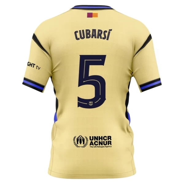 FC Barcelona Cubarsí 5 Nogometni Dresovi Gostujući 2025/26 FC Barcelona Cubarsí 5 Nogometni Dresovi Gostujući 2025/26