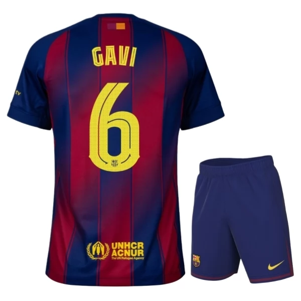 FC Barcelona Gavi 6 Dječji Domaći Nogometni Dresovi 2025/26 Komplet FC Barcelona Gavi 6 Dječji Domaći Nogometni Dresovi 2025/26 Komplet