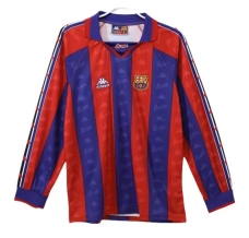 FC Barcelona Nogometni Dresovi Domaći Retro 1995-97 Dugi Rukav