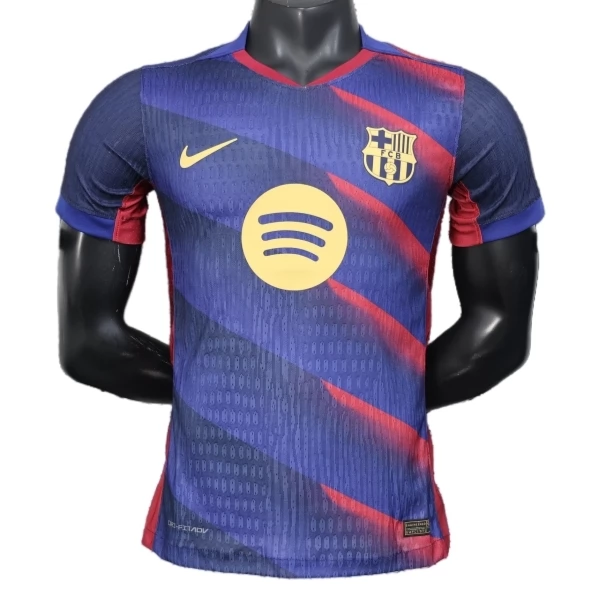 FC Barcelona Nogometni Dresovi Domaći Sonic Stripes 2025/26 FC Barcelona Nogometni Dresovi Domaći Sonic Stripes 2025/26