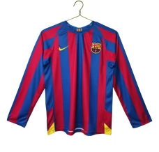 FC Barcelona Retro Domaći Dres 2005-06 Dugi Rukav
