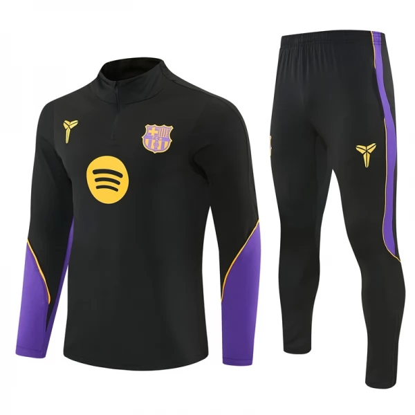 FC Barcelona Trenirka Dječji 2026/27 - 1-4 Zip Crna FC Barcelona Trenirka Dječji 2026/27 - 1-4 Zip Crna