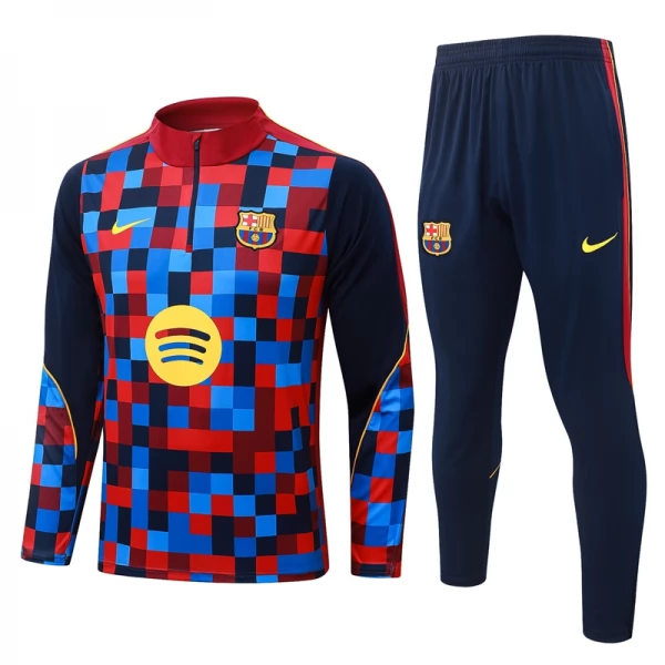 FC Barcelona Trenirka Dječji 2026/27 - 1-4 Zip Plava FC Barcelona Trenirka Dječji 2026/27 - 1-4 Zip Plava