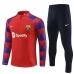 FC Barcelona Trenirka Komplet 2023/24 - 1-4 Zip Crvena Plava