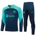 FC Barcelona Trenirka Komplet 2023/24 - 1-4 Zip Plava