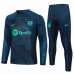 FC Barcelona Trenirka Komplet 2023/24 - 1-4 Zip Plava