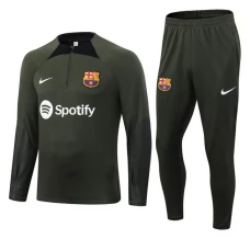 FC Barcelona Trenirka Komplet 2023/24 - 1-4 Zip Zelena