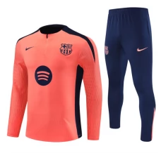 FC Barcelona Trenirka Komplet 2024/25 - 1-4 Zip Orange