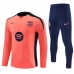 FC Barcelona Trenirka Komplet 2024/25 - 1-4 Zip Orange