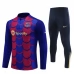 FC Barcelona Trenirka Komplet 2024/25 - 1-4 Zip Plava