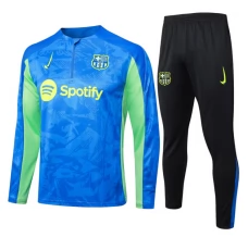 FC Barcelona Trenirka Komplet 2024/25 - 1-4 Zip Plava