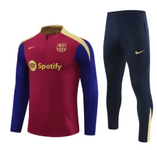 FC Barcelona Trenirka Komplet 2024/25 - 1-4 Zip Plava Crvena