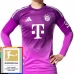 FC Bayern München Golmanski Nogometni Dresovi Domaći Purple Bundesliga Champions Patch 2025/26 Dugi Rukav