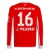 FC Bayern München J.Palhinha 16 Nogometni Dresovi Domaći 2025/26 Dugi Rukav