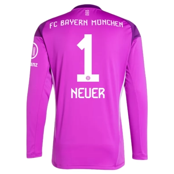 FC Bayern München Neuer 1 Golmanski Nogometni Dresovi Domaći Purple 2025/26 Dugi Rukav FC Bayern München Neuer 1 Golmanski Nogometni Dresovi Domaći Purple 2025/26 Dugi Rukav