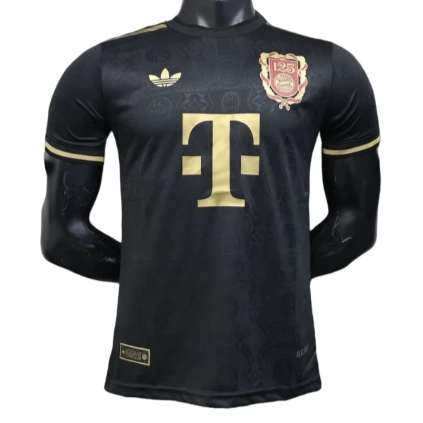 FC Bayern München Nogometni Dresovi Domaći 125th Anniversary Black 2025/26 FC Bayern München Nogometni Dresovi Domaći 125th Anniversary Black 2025/26