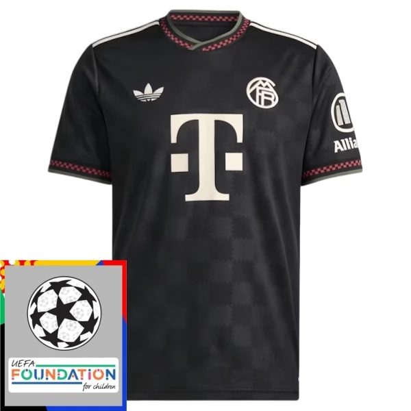 FC Bayern München Nogometni Dresovi Treći Champions League Patch 2025/26 FC Bayern München Nogometni Dresovi Treći Champions League Patch 2025/26