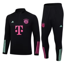 FC Bayern München Trenirka Komplet 2023/24 - 1-4 Zip Crna