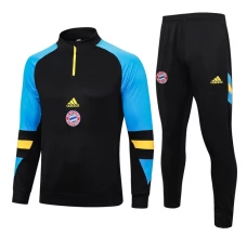 FC Bayern München Trenirka Komplet 2023/24 - 1-4 Zip Plava Crna