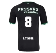 Feyenoord Q.Timber 8 Nogometni Dresovi Gostujući 2024/25