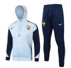 Francuska Jakna Trenirka Komplet 2024/25 - Kapuljačom Light Plava