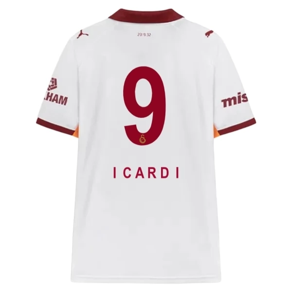 Galatasaray Icardi 9 Nogometni Dresovi Gostujući 2025/26 Galatasaray Icardi 9 Nogometni Dresovi Gostujući 2025/26
